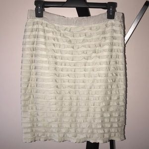 Banana Republic Sage Ruffle Layered Mini Skirt 8